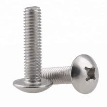 High Quality SS Cross Recessed Mushroom Round Head Machine Screw 304